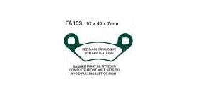 EBCEBC Bremsklatze Standard FA 159 - siehe auch FA159TT
