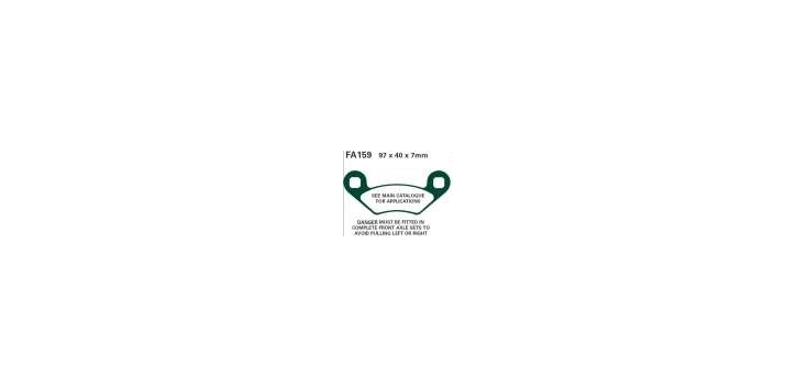 EBCEBC Bremsklatze Standard FA 159 - siehe auch FA159TT