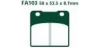 EBC brzdové platničky Standard FA103