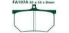 EBC brzdové platničky Standard FA107A