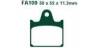 EBC brzdové platničky Standard FA109 VF1000 84-86