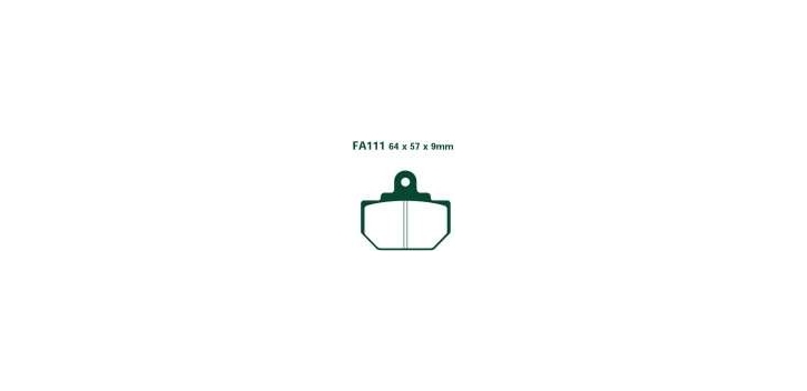 EBCEBC Bremsklatze Standard FA111 FL350R 85-87 FL400 89-93