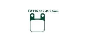 EBCEBC Bremsklatze Standard FA115 - siehe auch SFA115