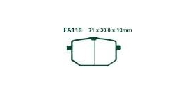 EBCEBC Bremsklatze Standard FA118 XT600 85-90