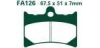 EBC brzdové platničky Standard FA126