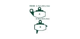 EBCEBC Bremsklatze Standard FA130