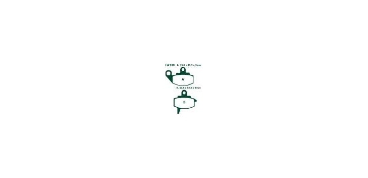 EBCEBC Bremsklatze Standard FA130