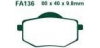 EBC brzdové platničky Standard FA136  XV535 88-94