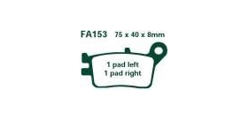 EBCEBC Bremsklatze Standard FA153