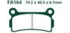 EBC brzdové platničky Standard FA164