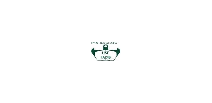EBCEBC Bremsklatze Standard FA170 - FA246K