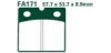EBC brzdové platničky Standard FA171