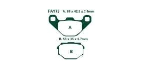 EBCEBC Bremsklatze Standard FA173