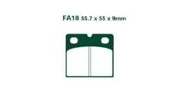 EBCEBC Bremsklatze Standard FA18