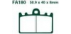 EBC brzdové platničky Standard FA180