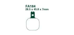 EBCEBC Bremsklatze Standard FA184