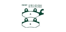 EBCEBC Bremsklatze Standard FA197