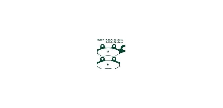 EBCEBC Bremsklatze Standard FA197