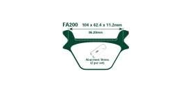 EBCEBC Bremsklatze Standard FA200