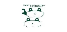 EBCEBC Bremsklatze Standard FA202