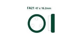 EBCEBC Bremsklatze Standard FA21