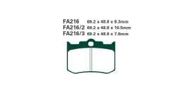 EBCEBC Bremsklatze Standard FA216-3 ersetzt FA216