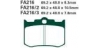 EBC brzdové platničky Standard FA216-3 náhrada FA216
