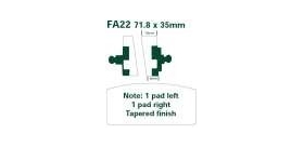 EBCEBC Bremsklatze Standard FA22