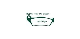 EBCEBC Bremsklatze Standard FA245