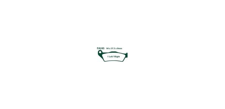 EBCEBC Bremsklatze Standard FA245