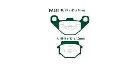 EBCEBC Bremsklatze Standard FA251