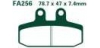 EBC brzdové platničky Standard FA256 (náhrada FA113)
