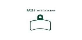 EBCEBC Bremsklatze Standard FA291