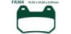 EBC brzdové platničky Standard FA304