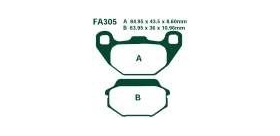 EBCEBC Bremsklatze Standard FA305 siehe auch SFA305