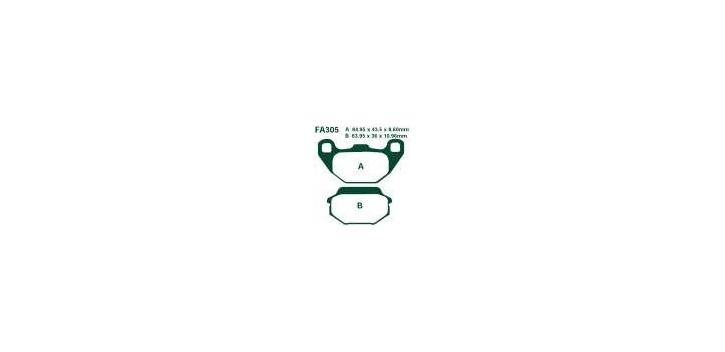 EBCEBC Bremsklatze Standard FA305 siehe auch SFA305