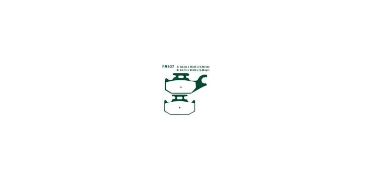 EBCEBC Bremsklatze Standard FA307 - nlb siehe FA307TT