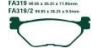 EBCEBC Bremsklatze Standard FA319-2