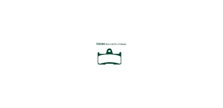 EBCEBC Bremsklatze Standard FA344 - siehe auch FA344TT