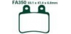 EBC brzdové platničky Standard FA350 pozri tiež SFA350