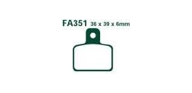 EBCEBC Bremsklatze Standard FA351