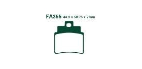 EBCEBC Bremsklatze Standard FA355 siehe auch SFA355