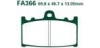EBC brzdové platničky Standard FA366
