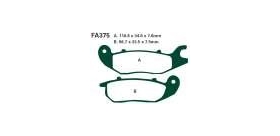 EBCEBC Bremsklatze Standard FA375