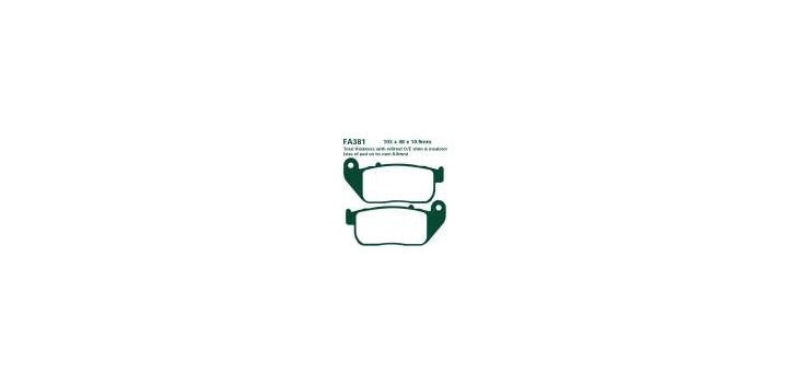 EBCEBC Bremsklatze Standard FA381
