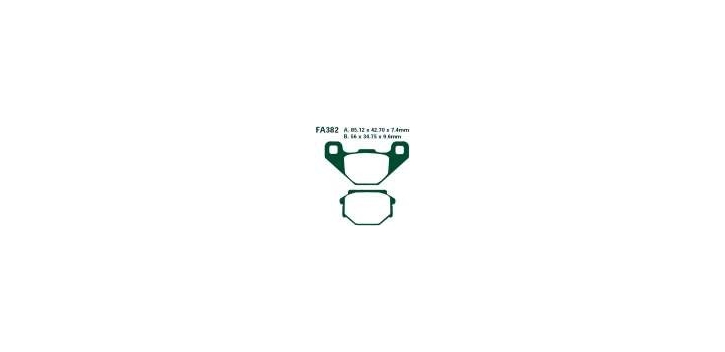 EBCEBC Bremsklatze Standard FA382