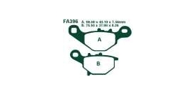 EBCEBC Bremsklatze Standard FA396