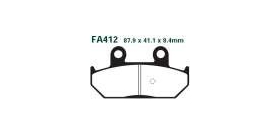 EBCEBC Bremsklatze Standard FA412 - ersetzt durch SFA412