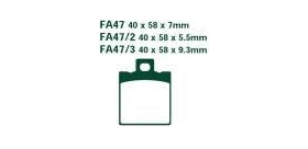 EBCEBC Bremsklatze Standard FA47