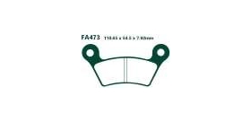EBCEBC Bremsklatze Standard FA473 Can-Am Spyder hinten